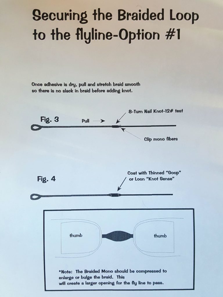 Braided Loop install Step 2